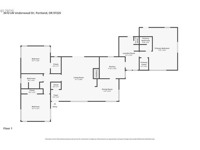3410 Sw UNDERWOOD Dr, Portland, OR 97225