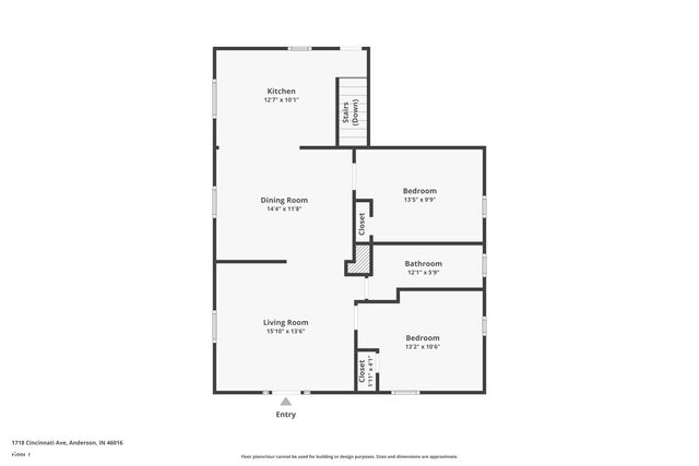 1718 Cincinnati Avenue, Anderson, IN 46016