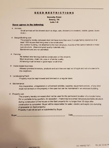 Lot 8 Private Road 7327, Emory, TX 75440