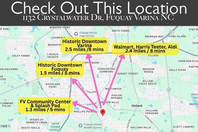 1132 Crystalwater Drive, Fuquay Varina, NC 27526