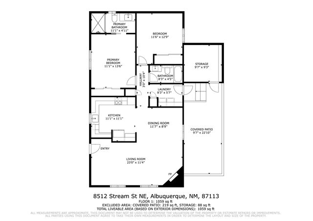 8512 Stream Street NE, Albuquerque, NM 87113