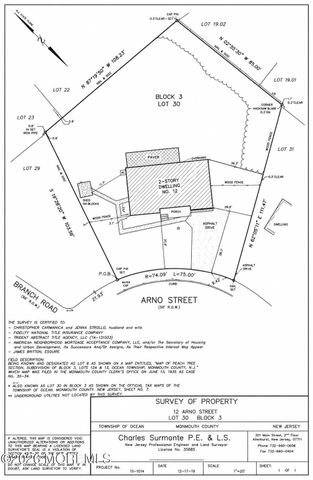 12 Arno Street, Ocean Twp, NJ 07755