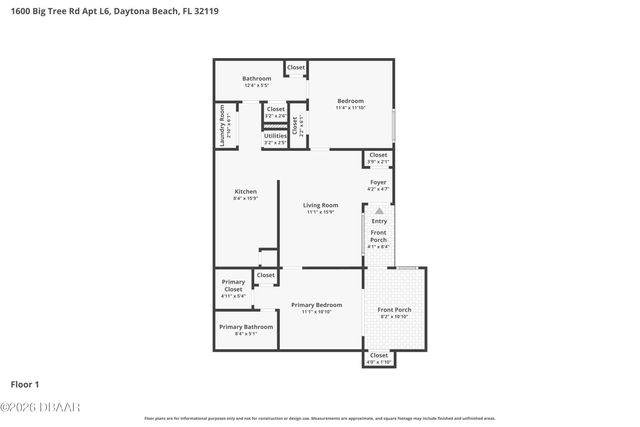 1600 Big Tree Rd Unit L6, Daytona Beach, FL 32119