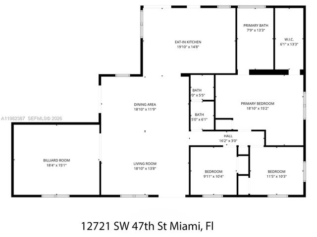 12721 SW 47th Street, Miami, FL 33175