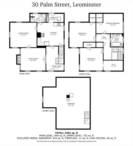 30 Palm Street, Leominster, MA 01453