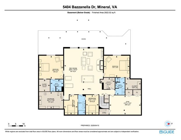 5404 BAZZANELLA DR, Mineral, VA 23117