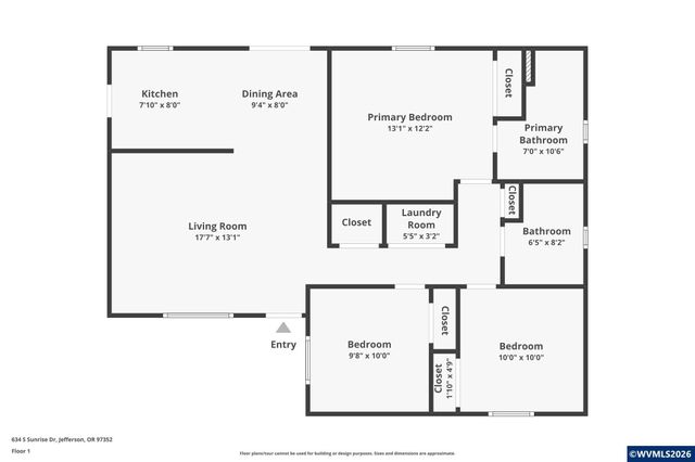 634 S Sunrise Dr, Jefferson, OR 97352