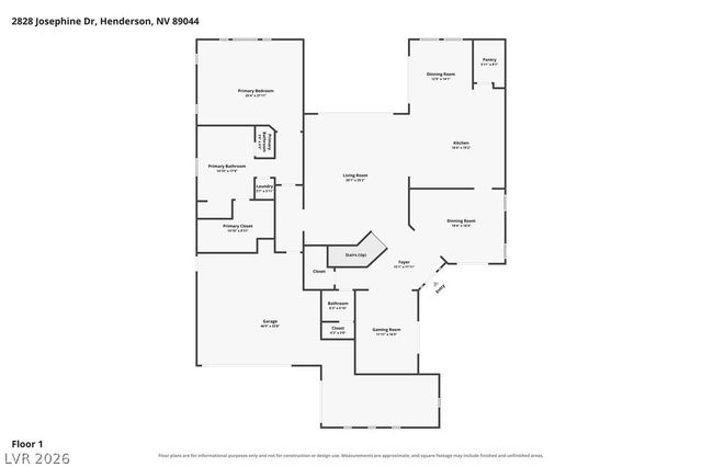 2828 Josephine Drive, Henderson, NV 89044