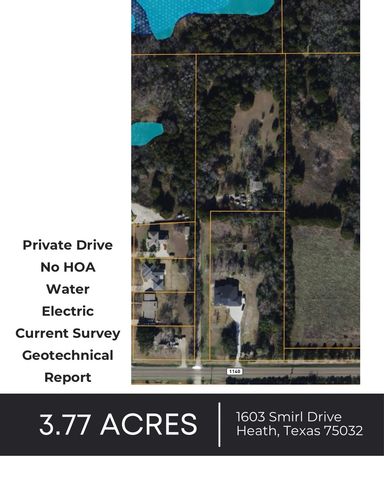 1603 Smirl Drive, Heath, TX 75032