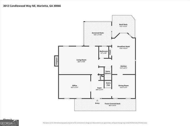 3612 Candlewood Way NE, Marietta, GA 30066