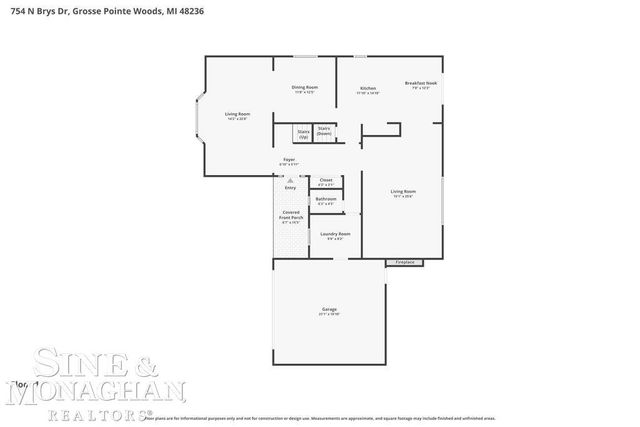 754 N Brys Drive, Grosse Pointe Woods, MI 48236