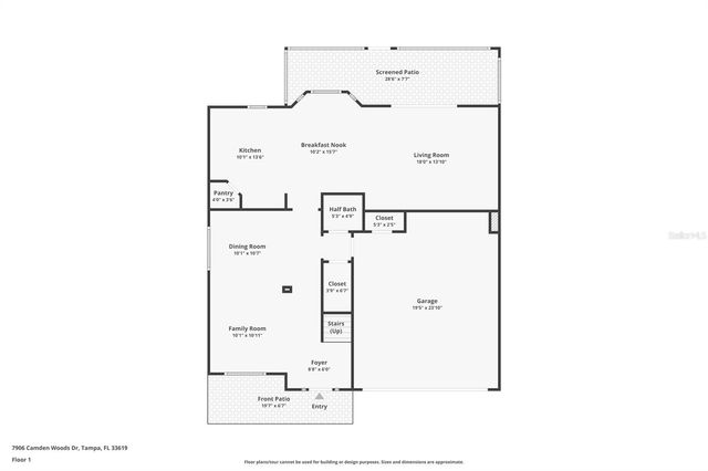 7906 CAMDEN WOODS DRIVE, Tampa, FL 33619