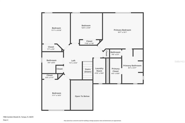 7906 CAMDEN WOODS DRIVE, Tampa, FL 33619