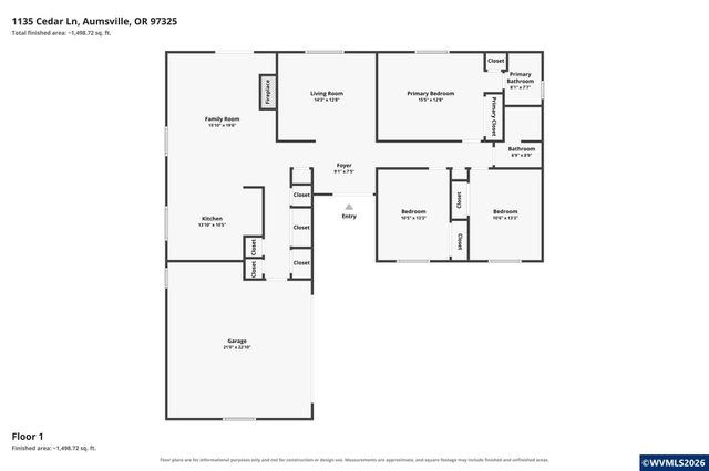 1135 Cedar Ln, Aumsville, OR 97325