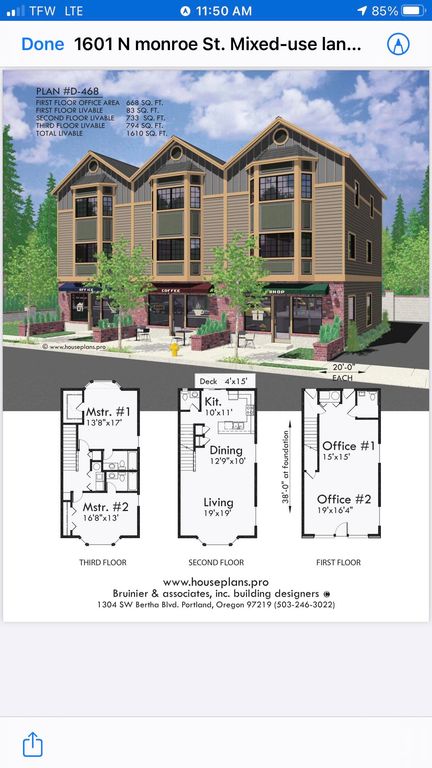 1601 N MONROE Street St, Spokane, WA 99205