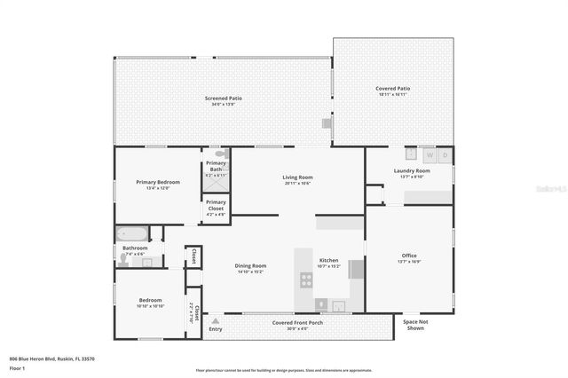 806 BLUE HERON BOULEVARD, Ruskin, FL 33570