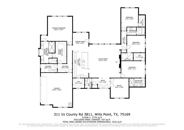 311 VZ County Road 3811, Wills Point, TX 75169