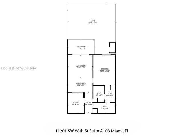11201 SW 88th St 103A, Miami, FL 33176