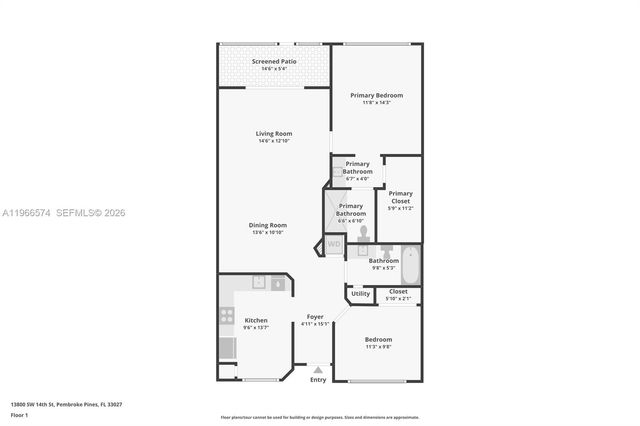 13800 SW 14th St 103C, Pembroke Pines, FL 33027