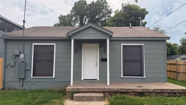 4503 Bradshaw Street, Dallas, TX 75215