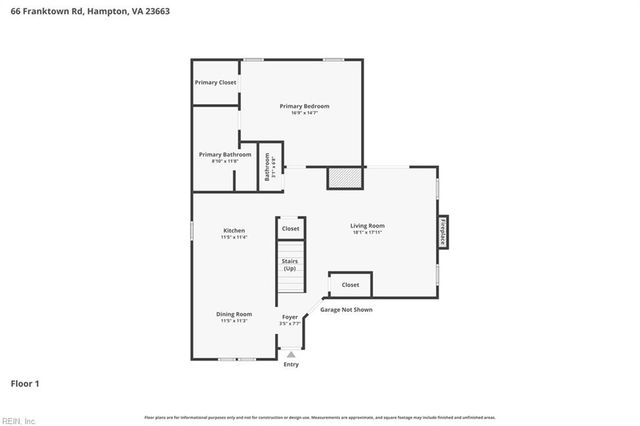 66 Franktown RD, Hampton, VA 23663