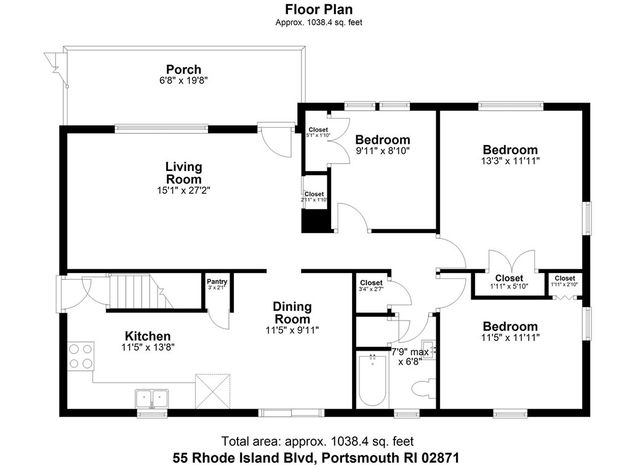 55 Rhode Island Boulevard, Portsmouth, RI 02871