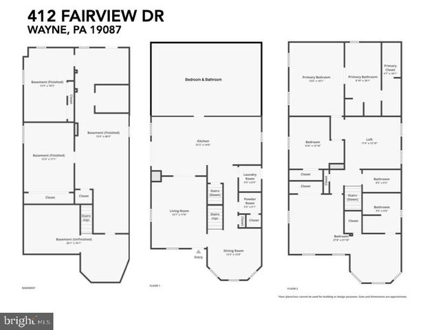 412 FAIRVIEW DR, Wayne, PA 19087