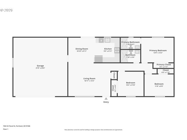 7563 Se FLAVEL St, Portland, OR 97206