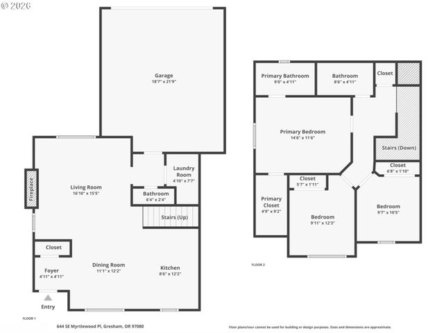 644 Se MYRTLEWOOD Pl, Gresham, OR 97080