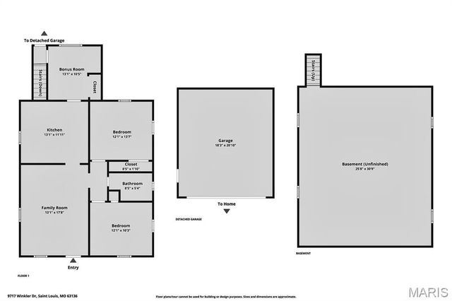 9717 Winkler Drive, Unincorporated, MO 63136