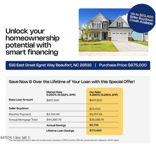 516 E Great Egret Way, Beaufort, NC 28516