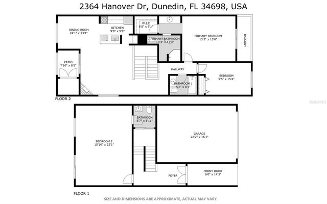 2364 HANOVER DRIVE, Dunedin, FL 34698