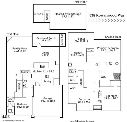 538 Rowanwood Way, Apex, NC 27523