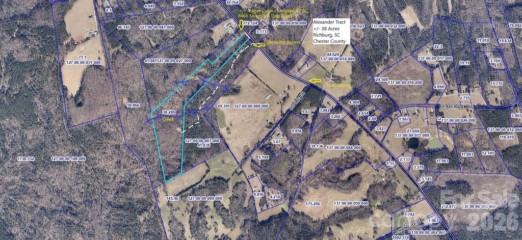 38 AC Mountain Gap Road, Richburg, SC 29729