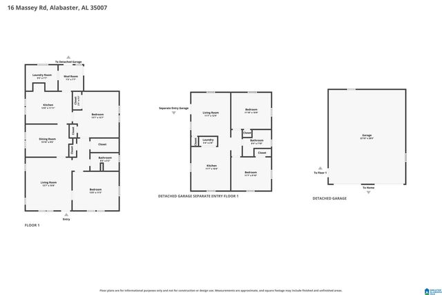 16 MASSEY ROAD, Alabaster, AL 35007