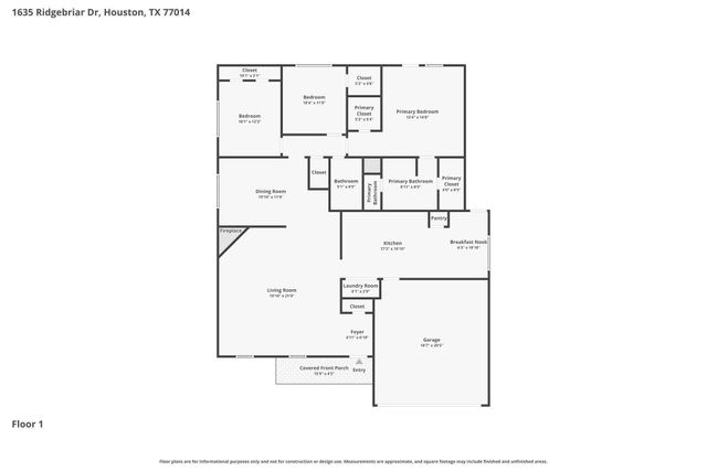 1635 Ridgebriar Drive, Houston, TX 77014