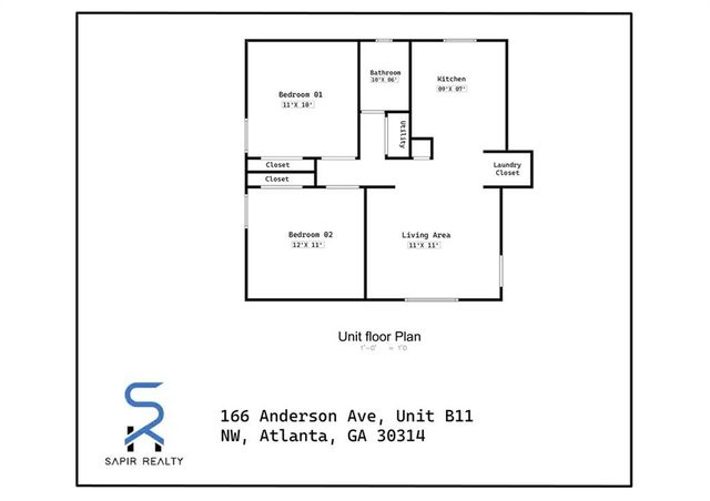166 Anderson Avenue NW Unit B11, Atlanta, GA 30314