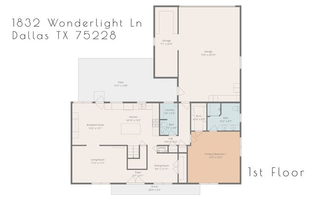 1832 Wonderlight Lane, Dallas, TX 75228