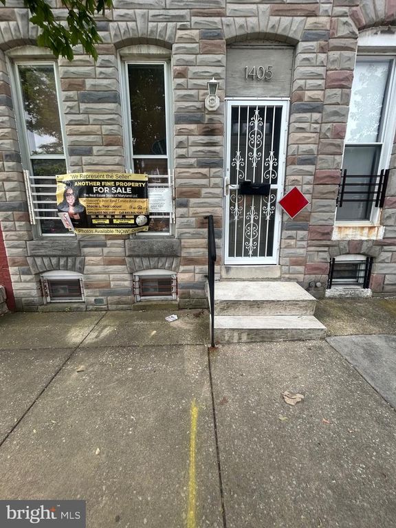 Image 10 of property listing at 1405 E LANVALE ST, Baltimore, MD 21213
