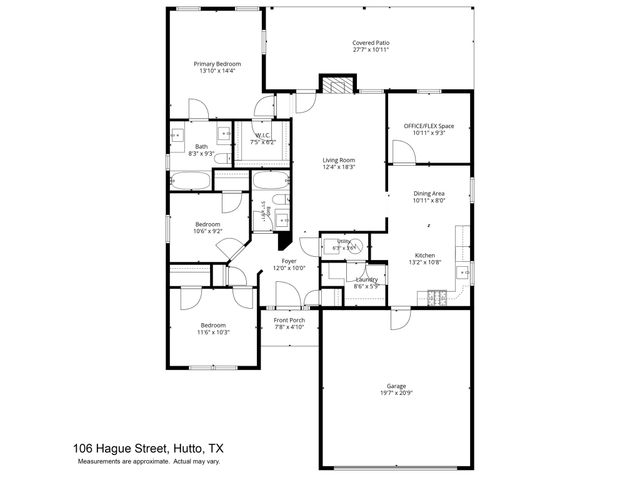 106 Hague ST, Hutto, TX 78634