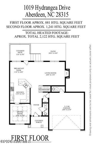 1019 Hydrangea Drive, Aberdeen, NC 28315