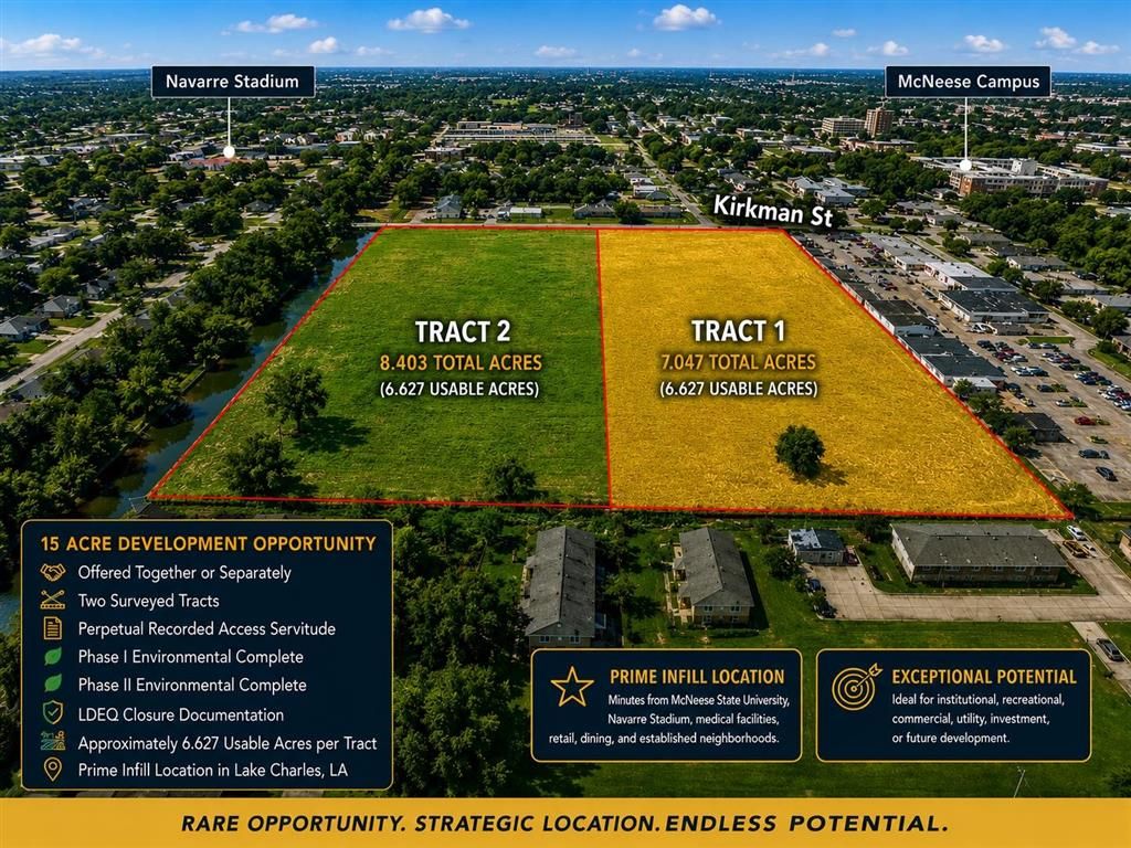 TBD Kirkman Street Tract 1, Lake Charles, LA 70607