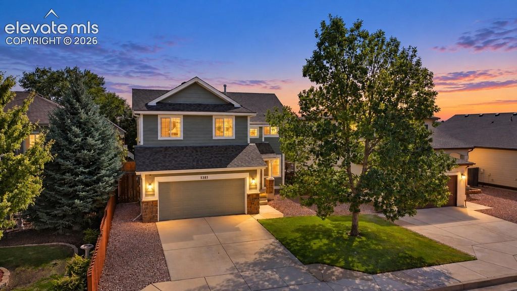 5385 Ferrari Drive, Colorado Springs, CO 80922 — exterior