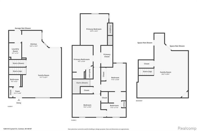 1284 W Crystal Circle, Canton, MI 48187