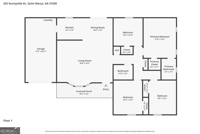 422 Sunnyside Drive, St. Marys, GA 31558