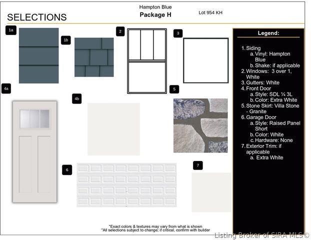 8157 - LOT 954 Zelpha Boulevard, Georgetown, IN 47122