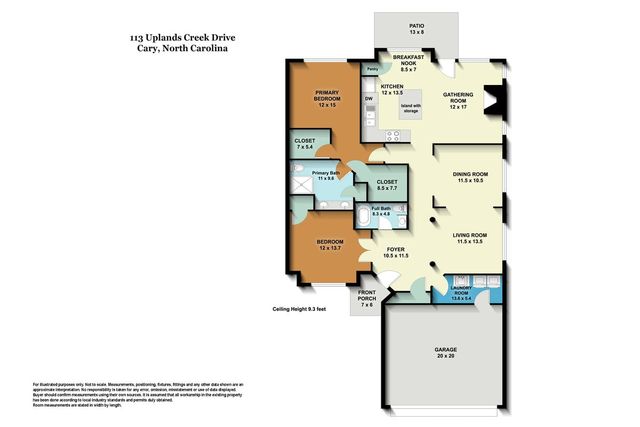 113 Uplands Creek Drive, Cary, NC 27519