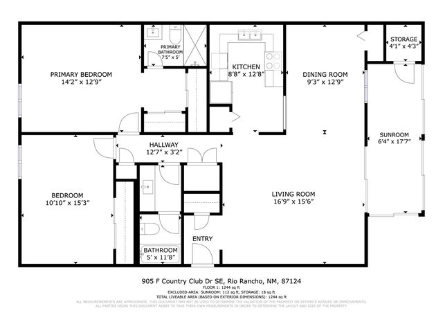 905 Country Club Drive SE APT F, Rio Rancho, NM 87124