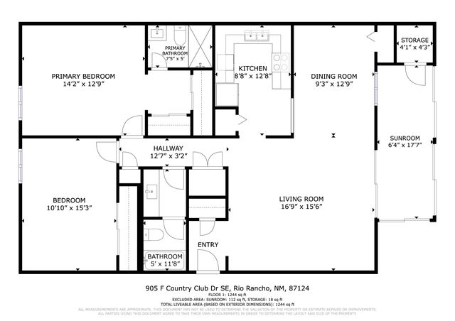905 Country Club Drive SE APT F, Rio Rancho, NM 87124