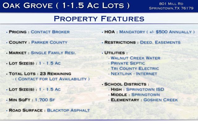 324 Jonny Boy Way, Springtown, TX 76082